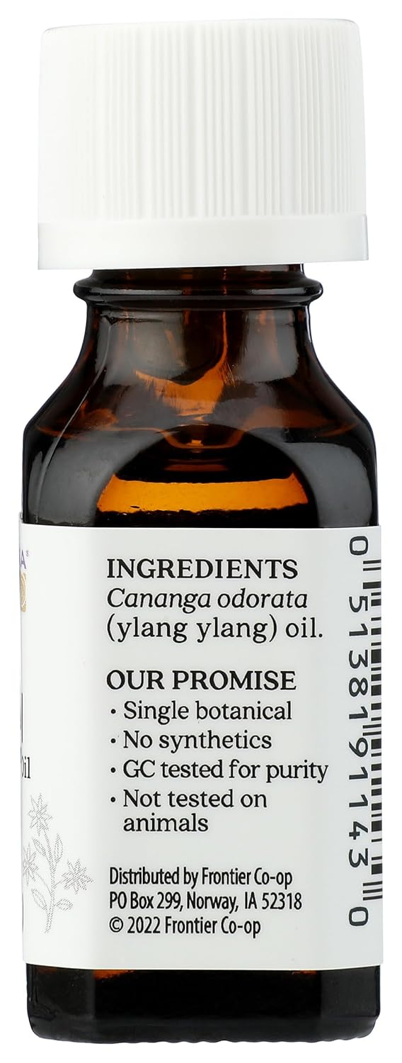 Aura Cacia Ylang Ylang Essential Oil, 0.5 FZ