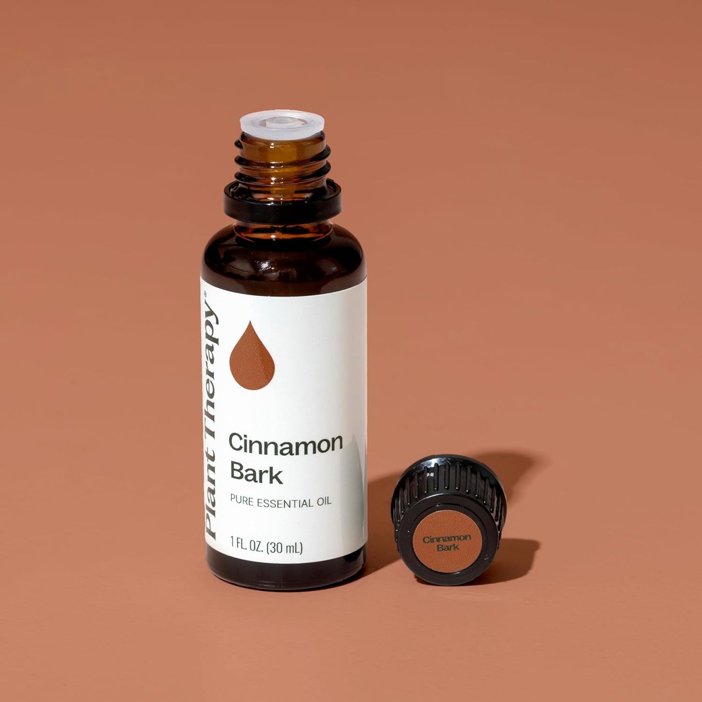 Plant Therapy Cinnamon Bark Essential Oil 30 mL (1 oz) 100% Pure Cinnamon Oil, Undiluted, Aromatherapy for Diffusing and Sore Muscle Relief