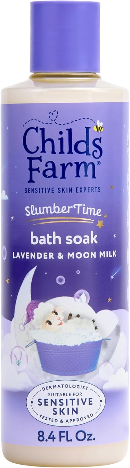 Childs Farm SlumberTime Bath Soak, Lavender & Moon Milk 250ml US