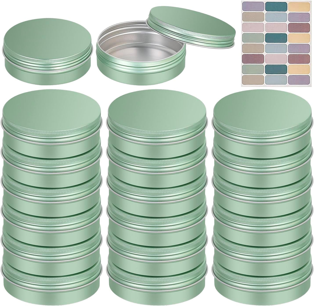 YQ 24 Pack 4 oz Tins for Salves