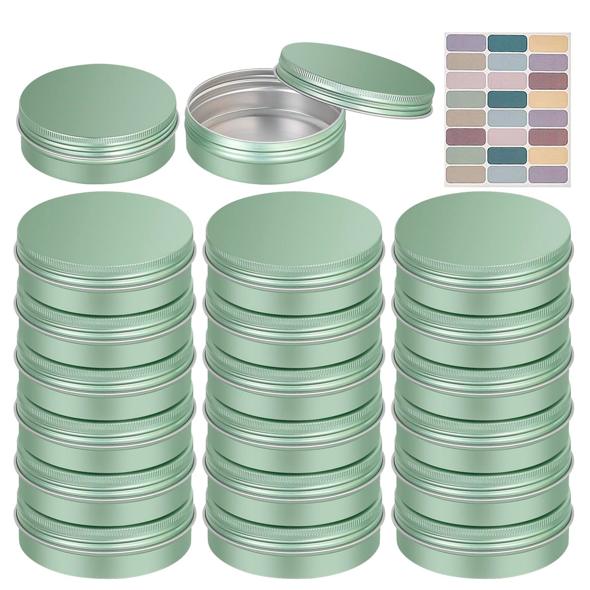 YQ 24 Pack 4 oz Tins for Salves