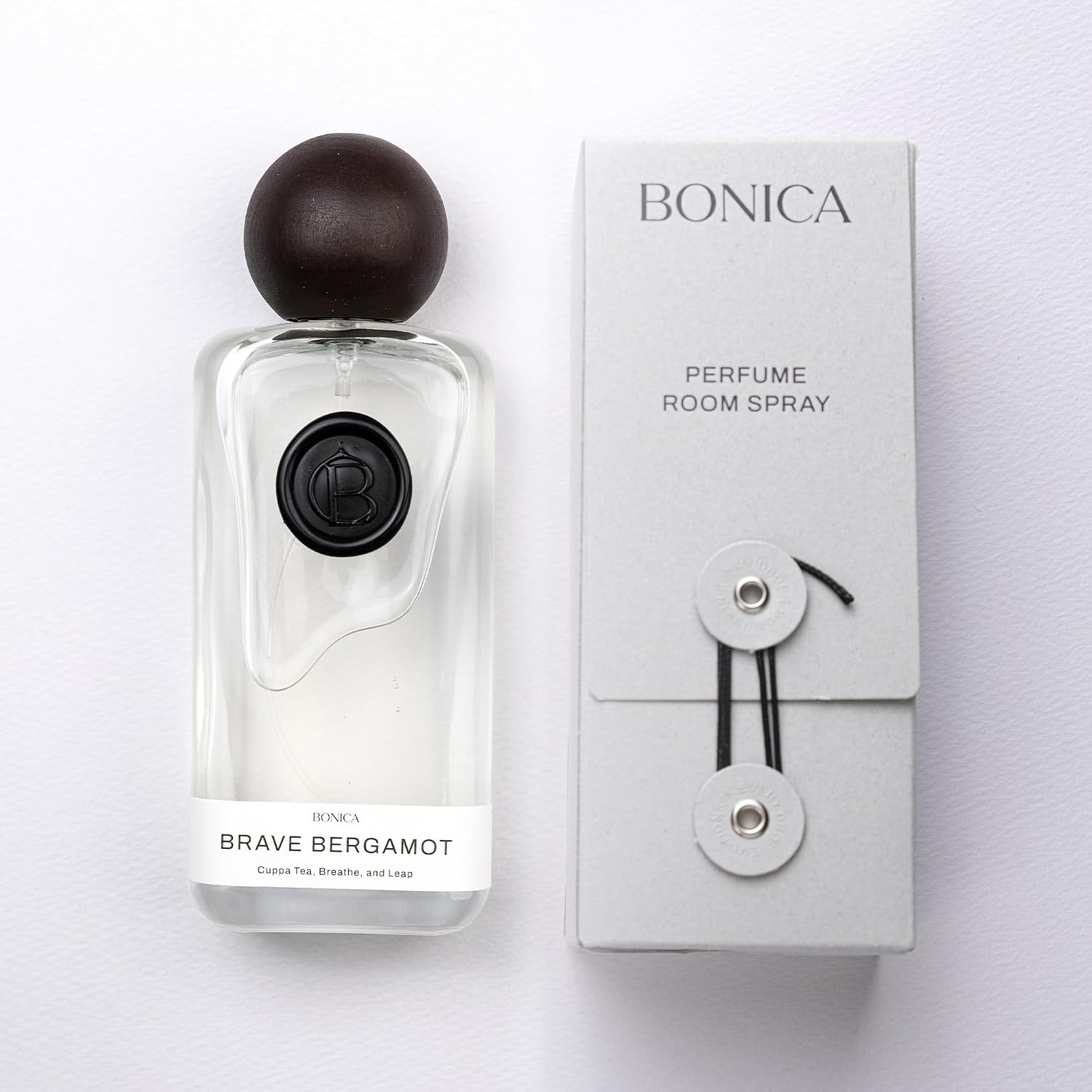 BONICA Olfactotherapy Perfume Spray, 3.4 oz, Fine Fragrance Mist for Room, Fabric & Car - Brave Bergamot