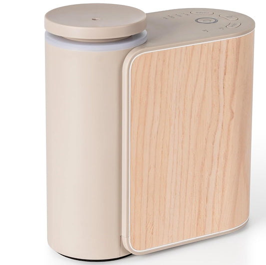 ZMARKRAFT® Waterless Essential Oil Diffuser w Solid Wood Cover 3 Timers 2 Mist Modes