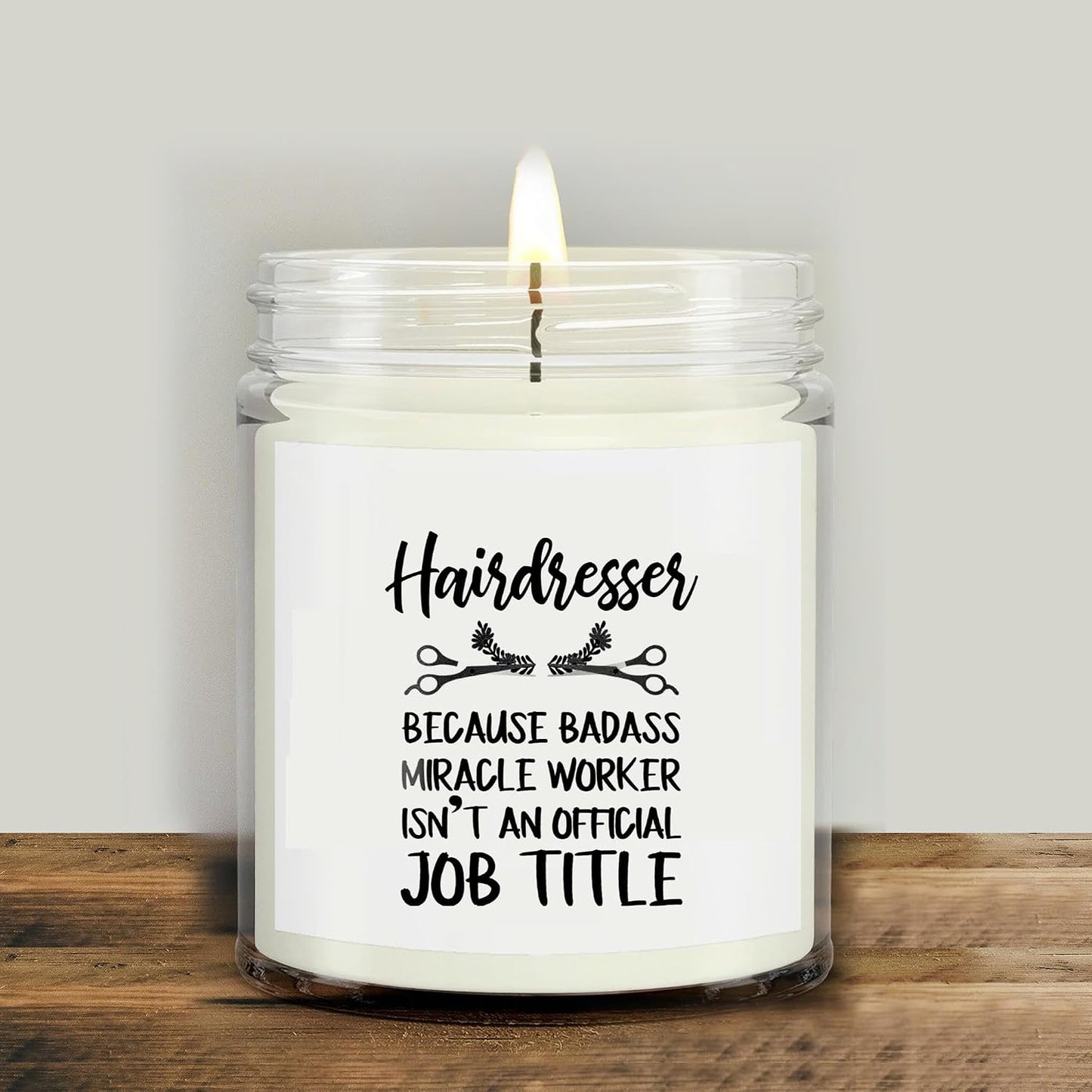 Gift for Hairdressersfunny Hairdresser Candle Coconut Soy Wax Candle 4oz, 9oz