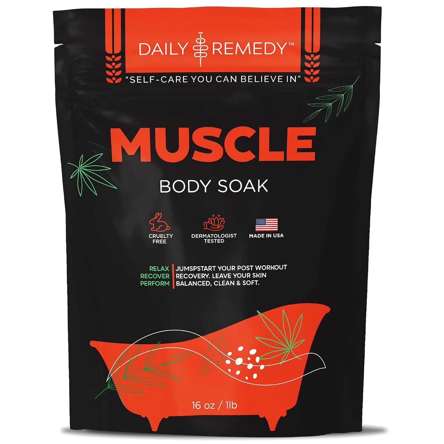 DAILY REMEDY Body Soak with Epsom Salt - Made in USA