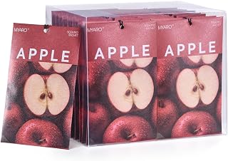 MYARO Red Apple Scented Sachets Air Freshener: Sweet Fruity Fragrance Hanging Bag for Home, Bedroom, Closet, Lingerie Drawer, Car, Apartment Dorm – Aroma Gift for Women & Teen Girls,20 Packs