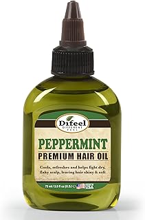 Difeel Premium Natural Hair Oil - Peppermint Oil 2.5 ounce