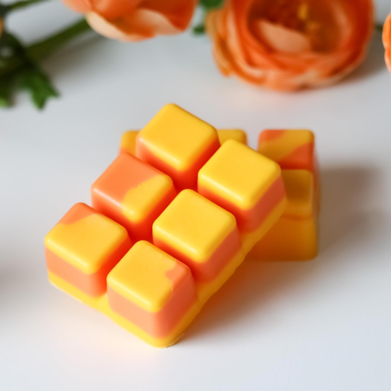 Pearfection Wax Melts Clamshell, Pear Apple Cream Caramel Praline Scented Coconut Tarts, Summer Home Fragrance, Mothers Day Gift