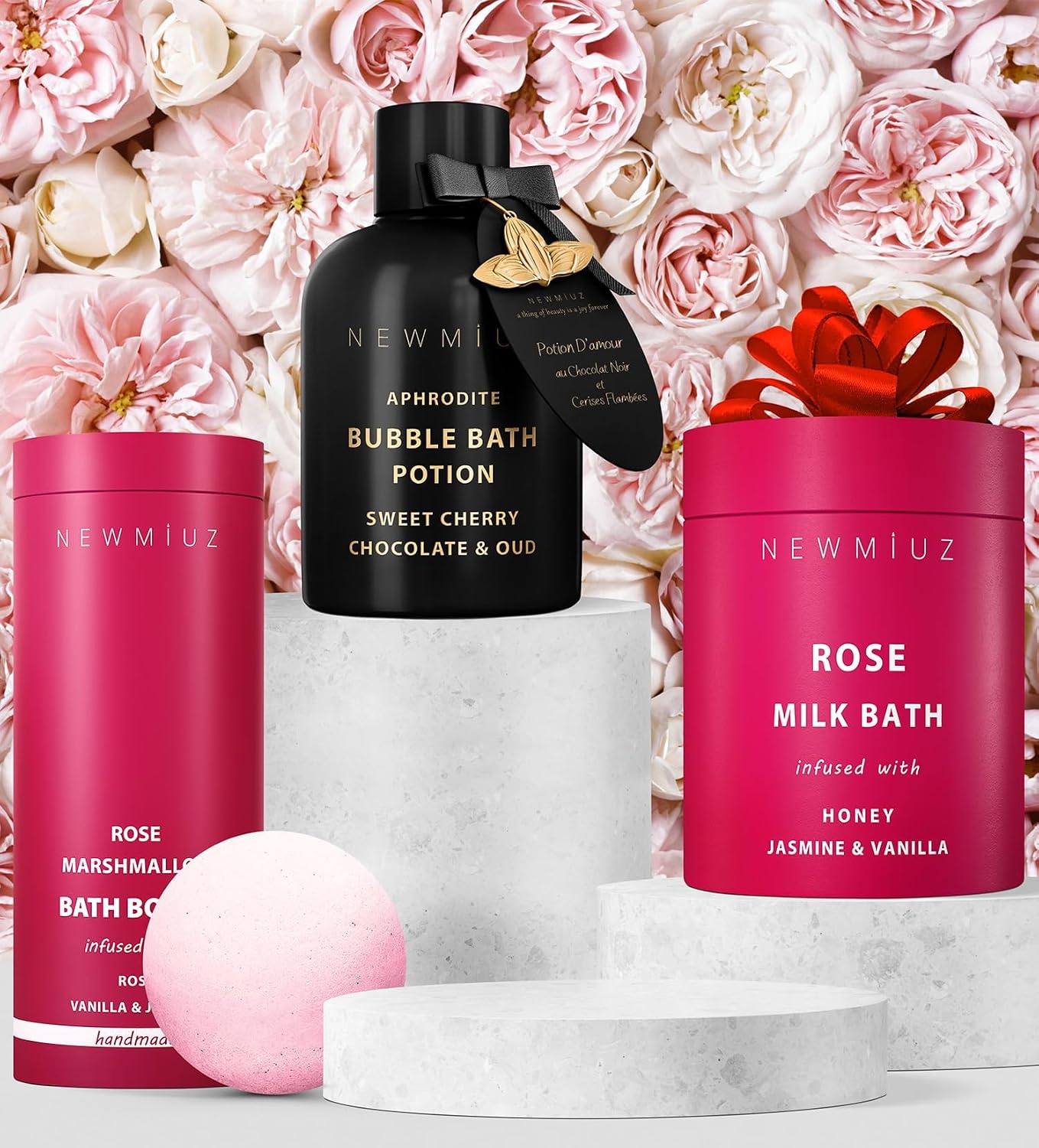 Luxurious Rose Scented Bath Set Pack of 2