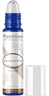 Frankincense Essential Oil Roll on 10 ml. Extract of Boswellia Carterii 100% Pure, Pre-Diluted Therapeutic Grade.