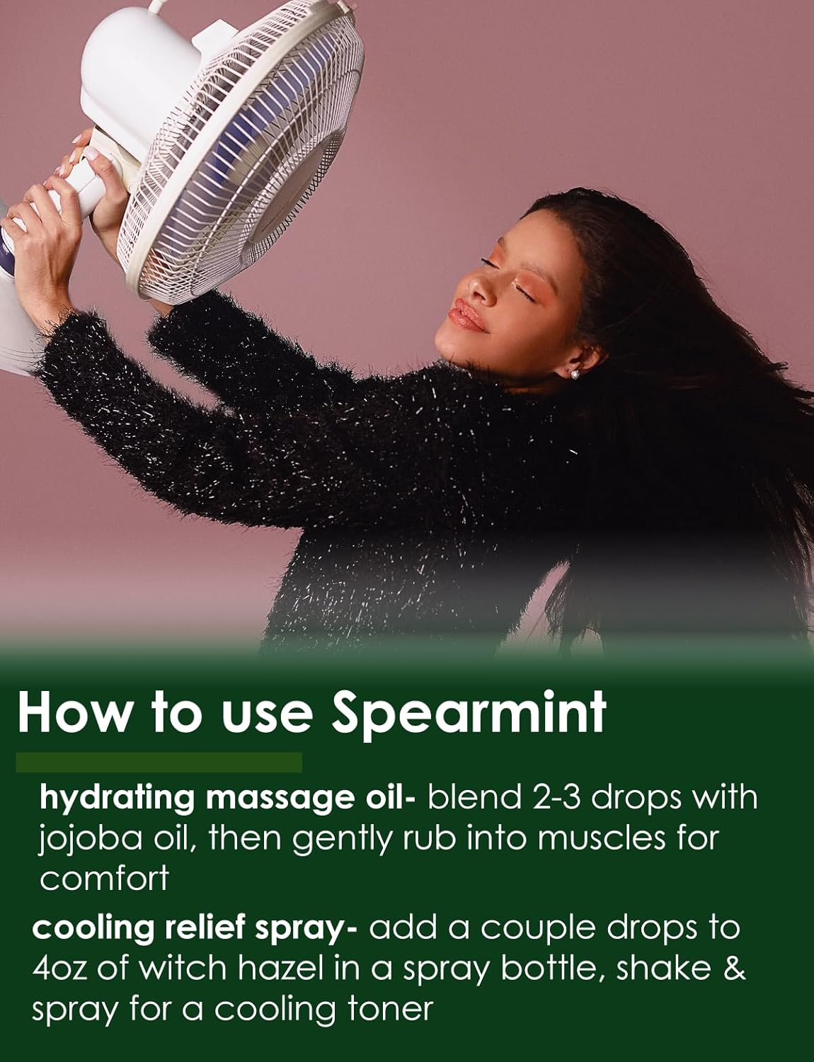 Spearmint Essential Oil – 8 fl oz (237 ml) Aluminum Bottle w/Plug Cap – 100% Pure Essential Oil – GreenHealth