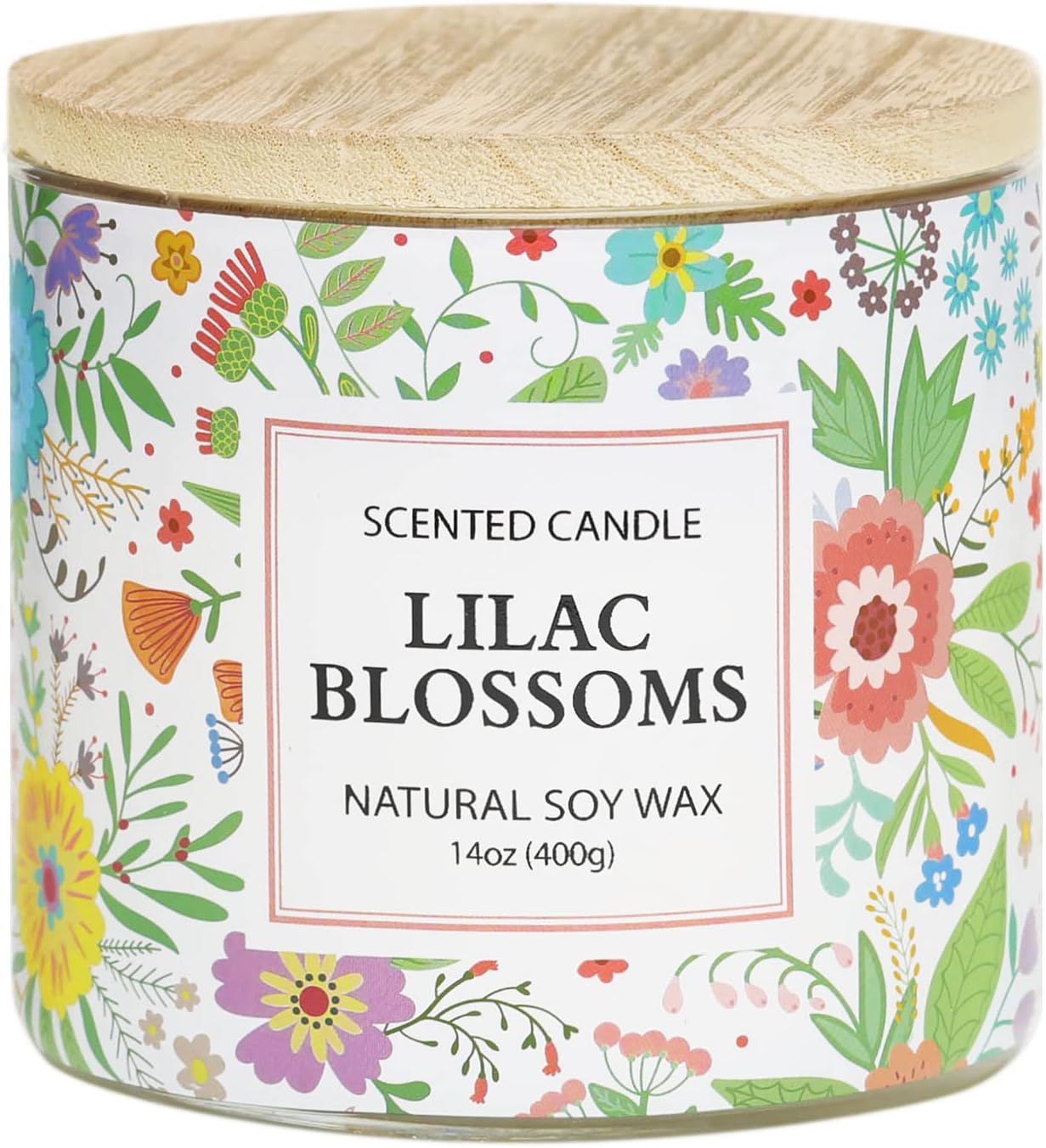 Spring Candle, Floral Scented Candle, Blossoms Gardenia Scented Candle, Large 3 Wicks, 14 oz