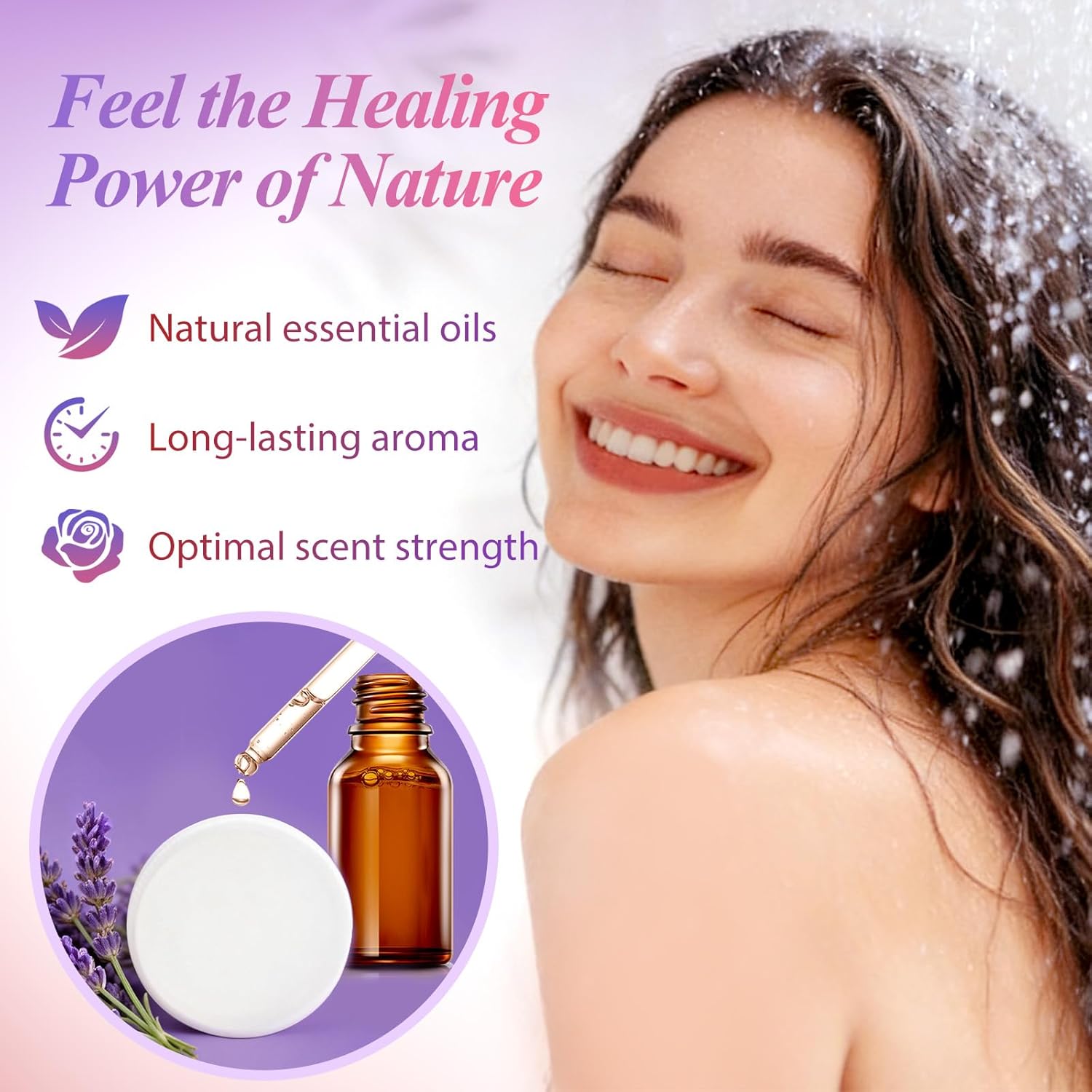 Shower Steamers Aromatherapy - 18 Pack Shower Bombs Natural Organic Essential Oils, Birthday Gifts for Mom Wife, Self Care Relaxation Gifts for Women Her Grandma