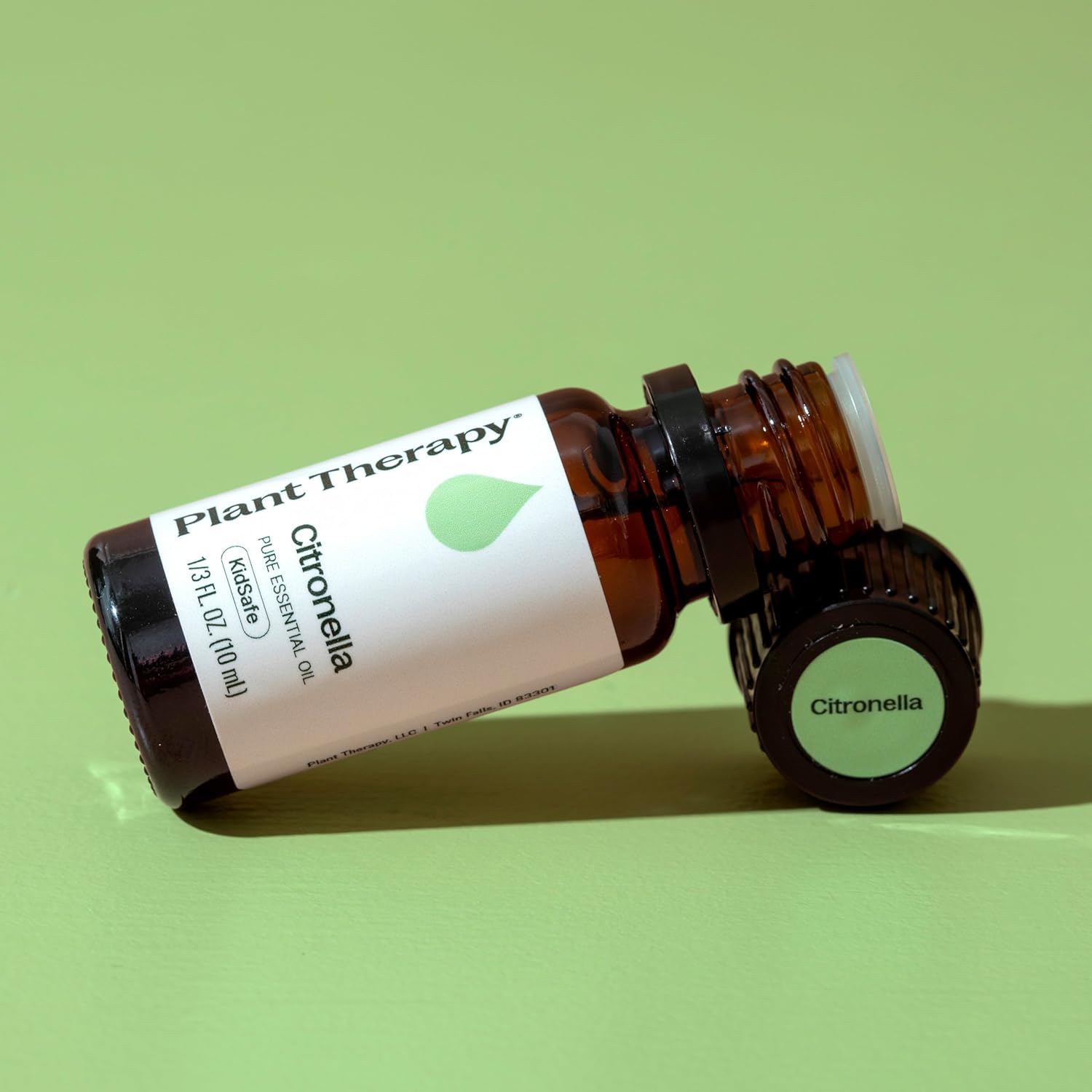 Plant Therapy Citronella Essential Oil 10 mL (1/3 oz) 100% Pure, Undiluted, Citronella Oil for Aromatherapy, Diffuser, Candle Making, Skin Care, Outdoors