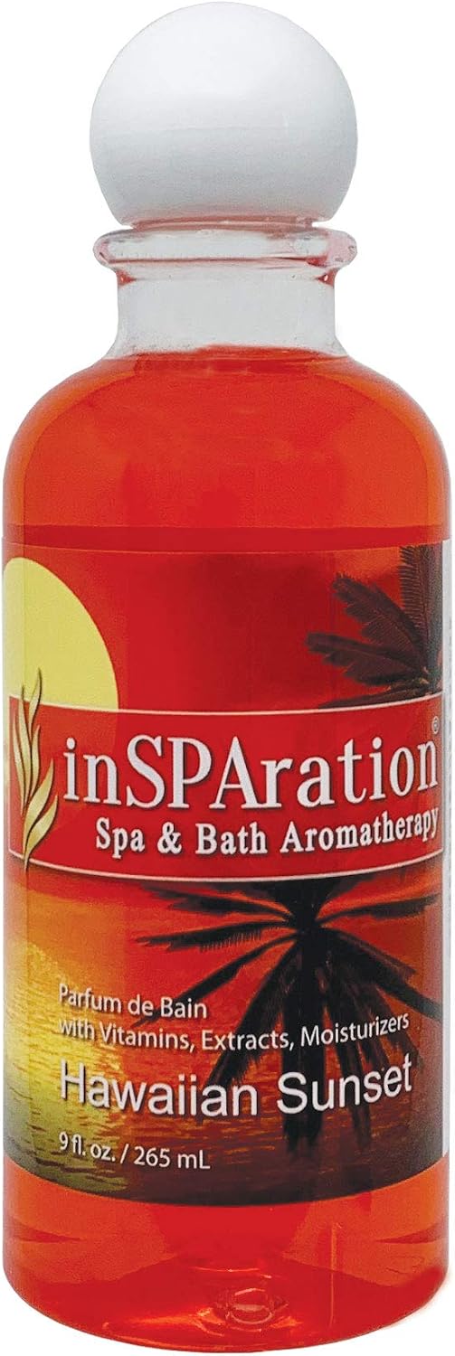 inSPAration 217X Hawaiian Sunset Spa and Bath Fragrance, 9-Ounce, Tropical Sunset