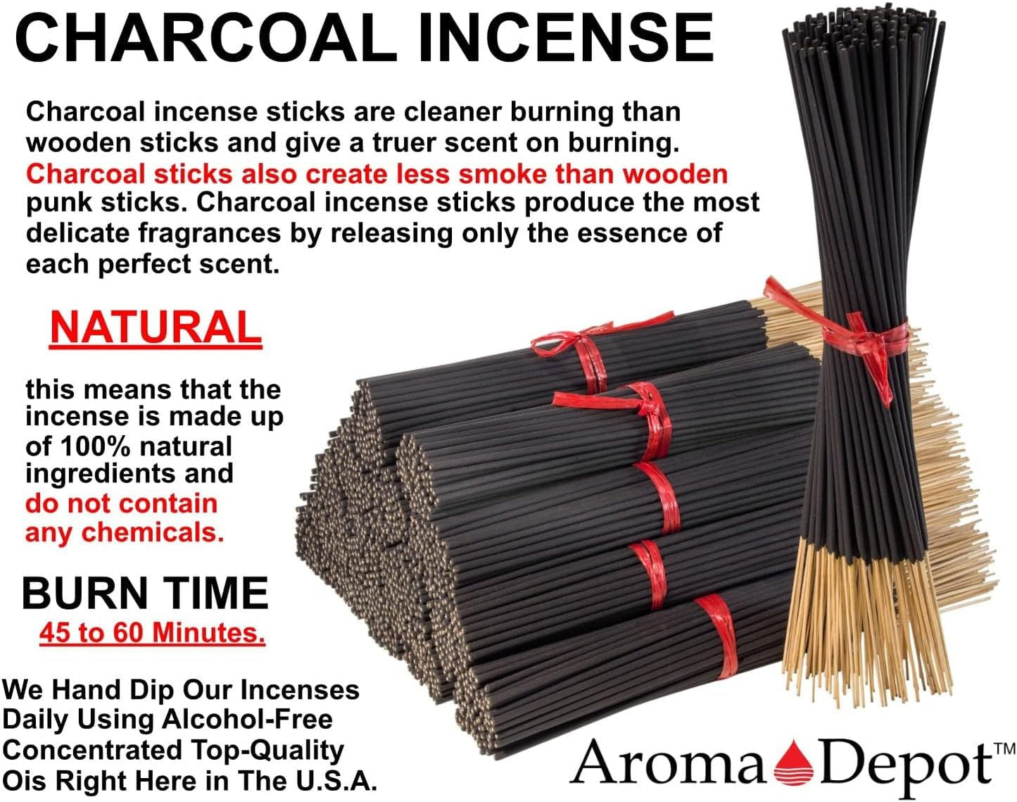Earth & Wood Vibes 11'' Incense Sticks - Variety Set 500 Pack - 11 inch - 5 Bundles 100 Sticks Per Fragrance Scent. Set Features China Musk, Egyptian Sandalwood, Frankincense, Myrrh, Palo Santo