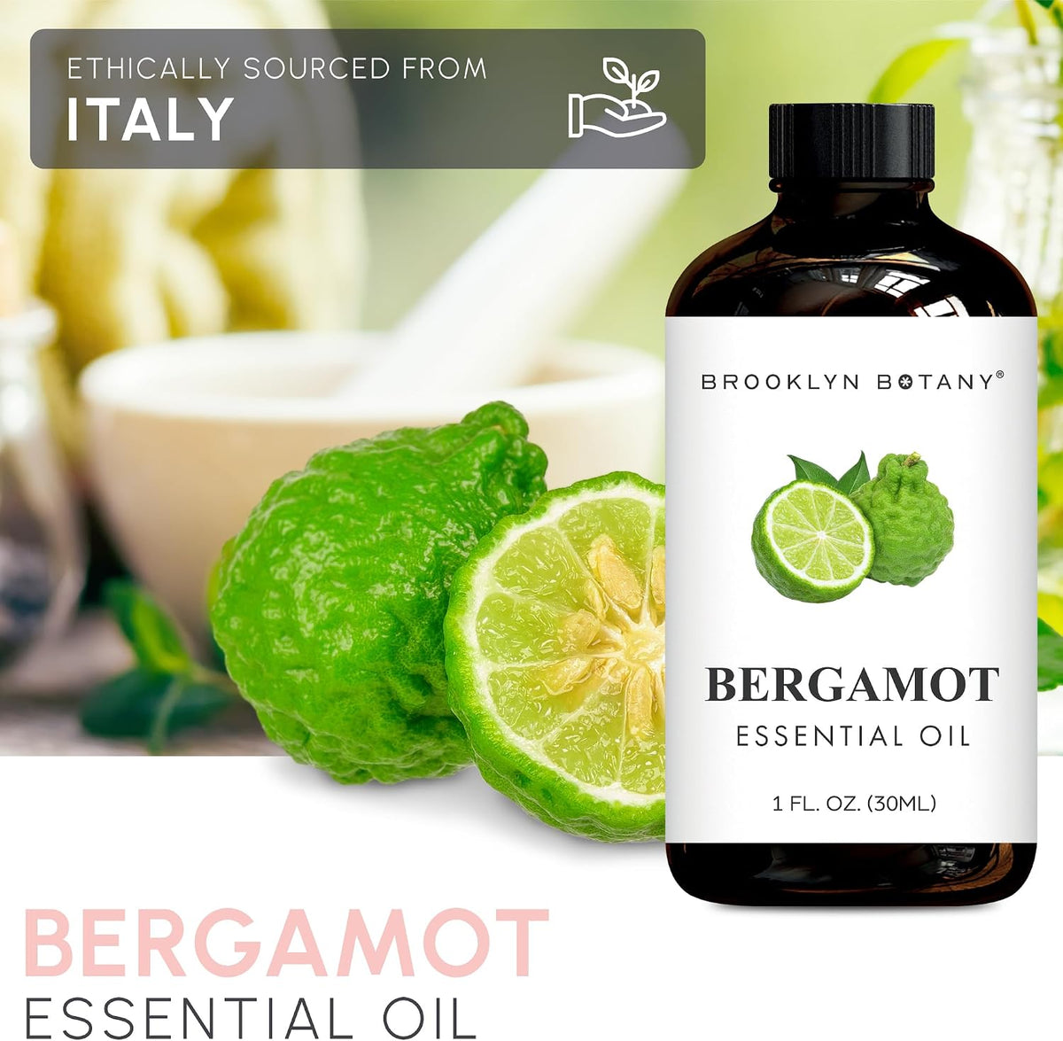 Brooklyn Botany Bergamot Essential Oil - 1 Fl Oz