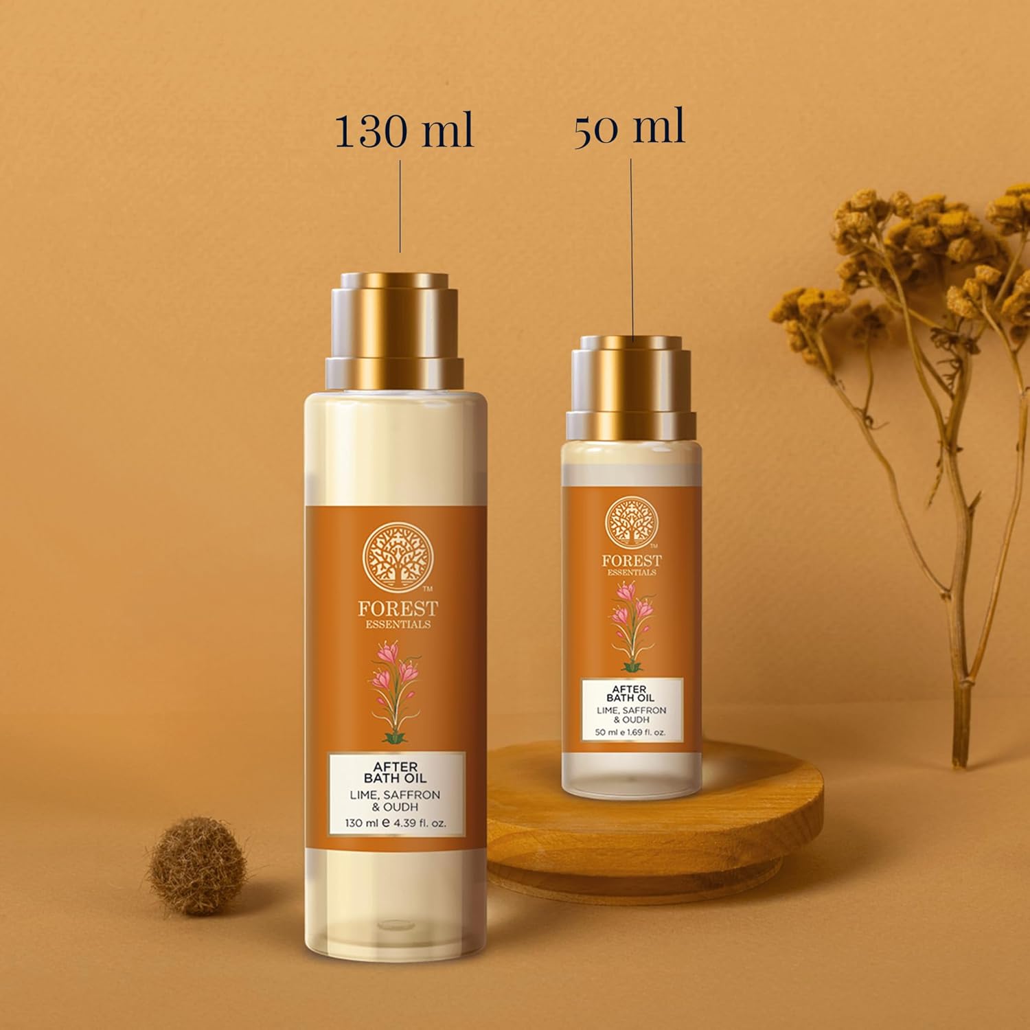 Forest Essentials Lime Saffron Oudh Bath Oil