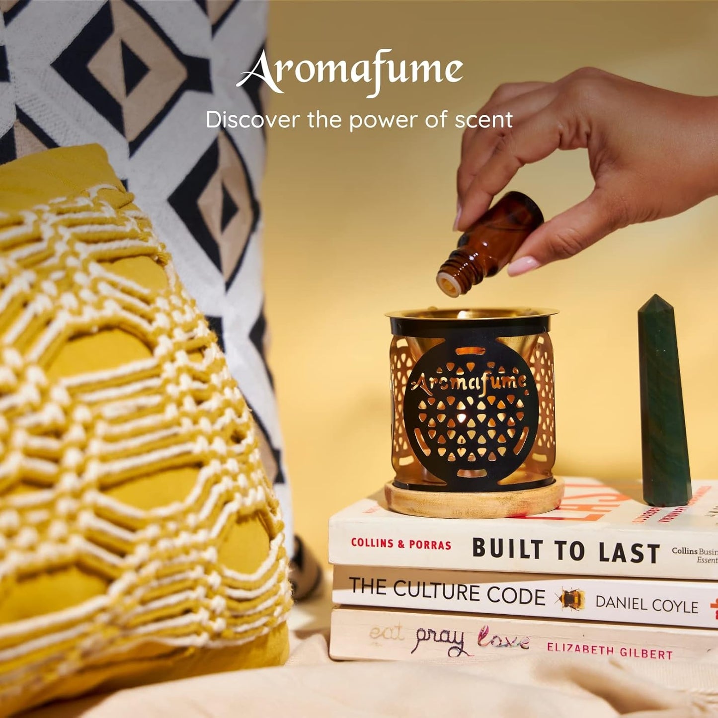 AROMAFUME Ylang Ylang Essential Oil - 100% Natural, Therapeutic Grade Essential Oils - Pure, Tropical Aromatherapy Oil for Home Diffusers - Gifts for Her - 10ml
