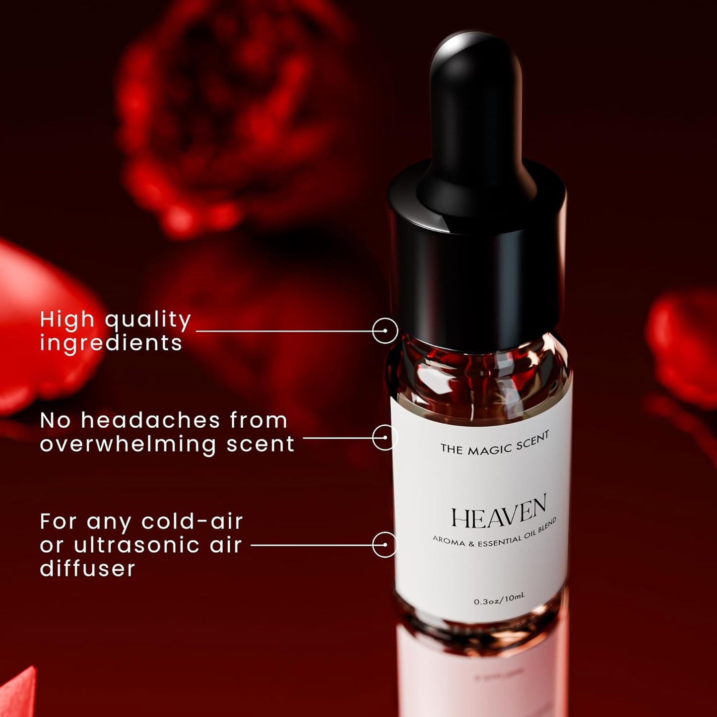 The Magic Scent Heaven Diffuser Oil for Home & Hotel - Cold-Air & Ultrasonic Scented Oils for Diffuser Inspired by Aria Hotel, Las Vegas - Essential Oils for Diffusers Aromatherapy (10 ml)