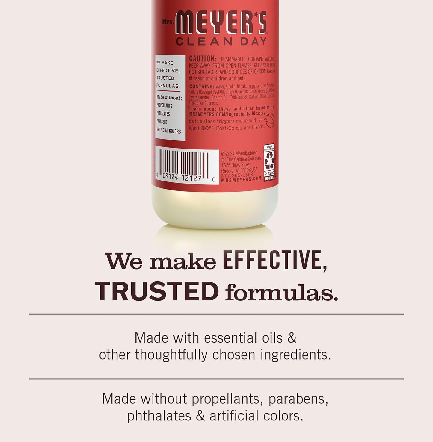MRS. MEYER'S CLEAN DAY Room Spray, Tomato Vine Scent, 8 Fl Oz Bottle