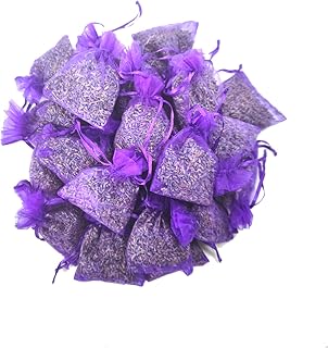 24 Pieces French Dried Lavender Sachet Lavender Flower Bags Long Lasting Fresh Scents 2025 New Lavender Buds for Clothes Storage Drawers and Closets Home