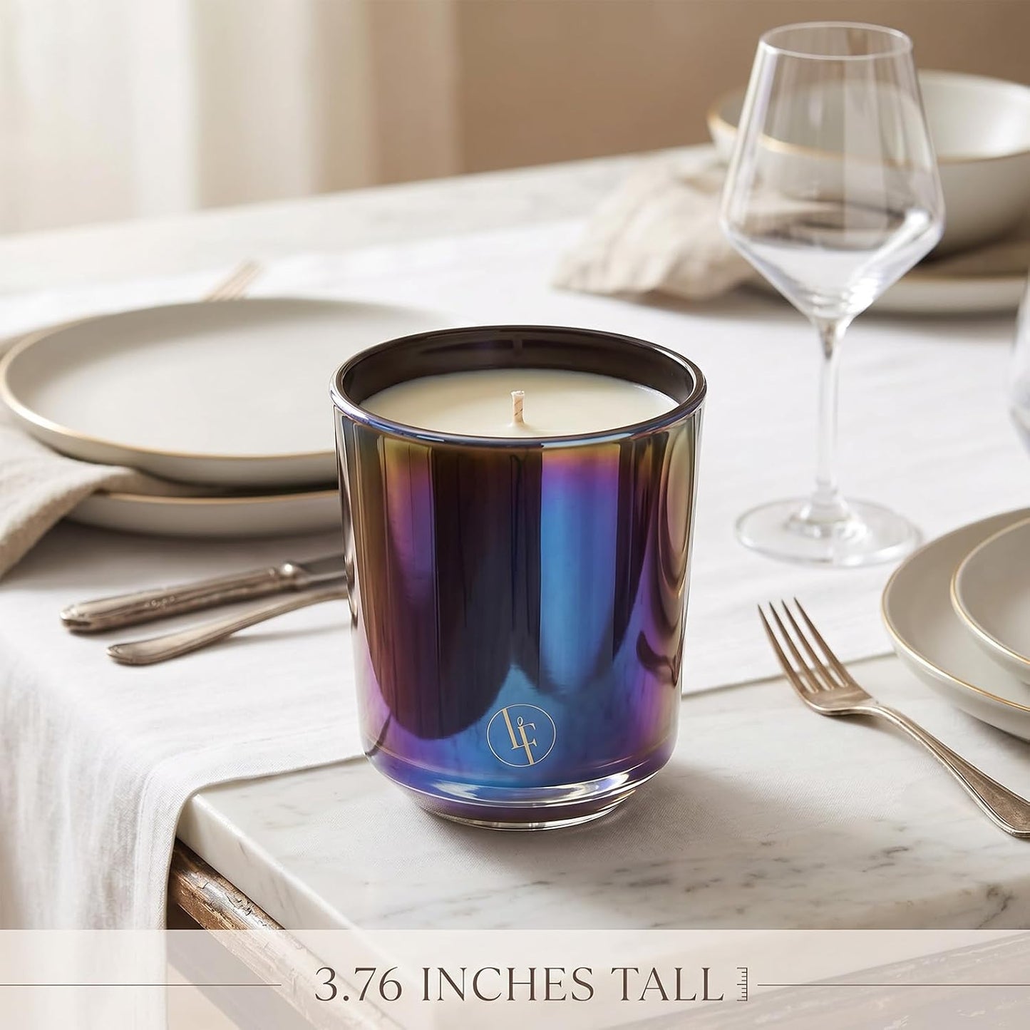 Bougies la Française x Darbie Angell Scented Candle Jar, Day Dream with Blackcurrant, Fig and Vanilla, Made in France, 200 g, Approx. 40-Hour Burn Time