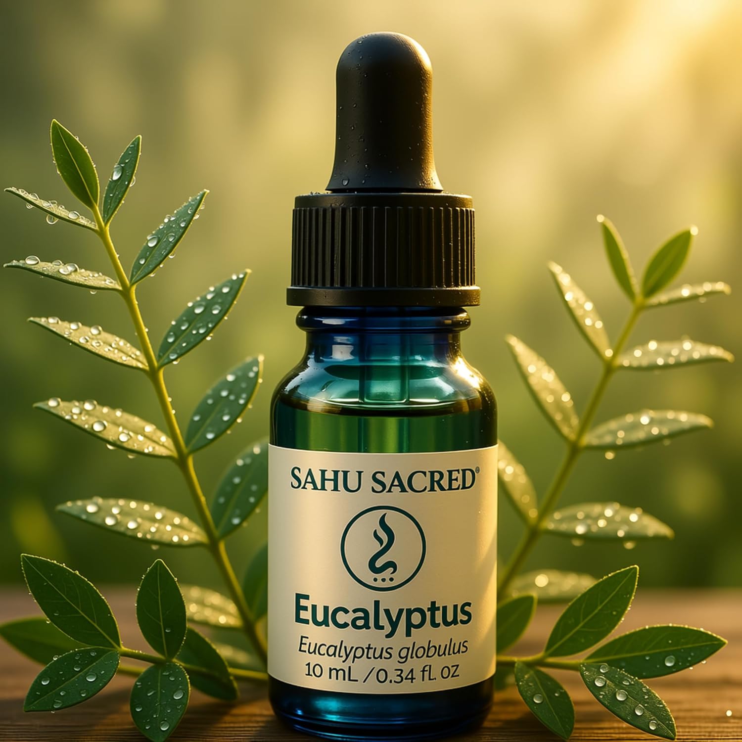 Sacred Egyptian Eucalyptus Oil 10 mL – Temple-Grade Cold-Pressed Eucalyptus Globulus Essence | Sahu Sacred® Oils | Meditation, Breathwork & Energetic Cleansing