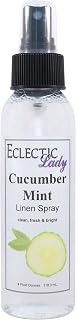Cucumber Mint Linen Spray (Double Strength), 2 oz, For Bed, Fabric & Pillow