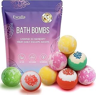 Bath Bombs for Women, 9 Pack Bath Bombs - Birthday Gifts for Women, Shea & Coco Butter Fizzies SPA Bath Relaxing, Self Care Gift Set for Women & Men, Wife, Daughter, Girlfriend Birthday