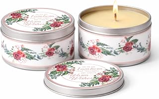 Majestic Zen Floral Scented Candles, Set of 9 for Baby Shower Party Favors and Gender Reveal Parties