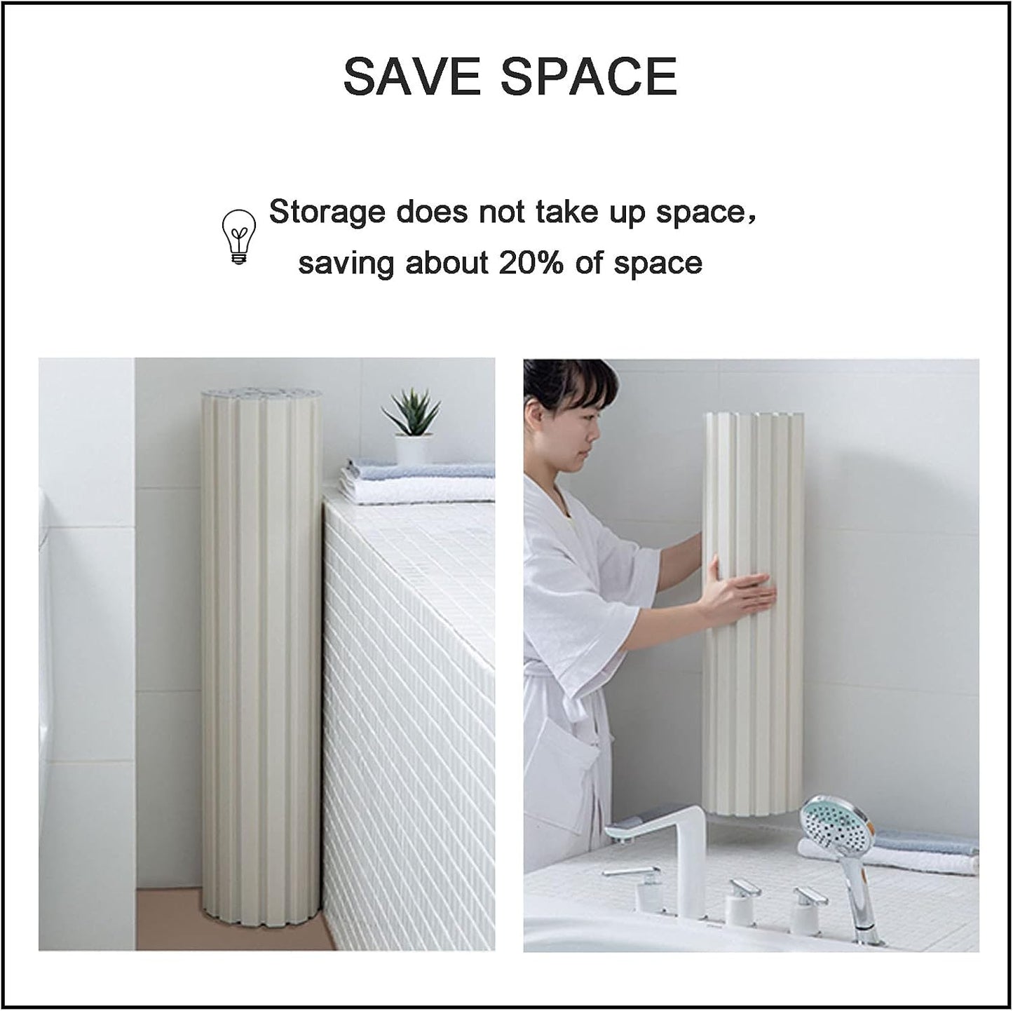 Bath Caddy Non-Slip Rack Bathtub Cover Folding Bath Tray Dust-Proof Cover Insulation Board Storage Shelf Phone Slot and Book Rest Tablet Stand (70x140cm)