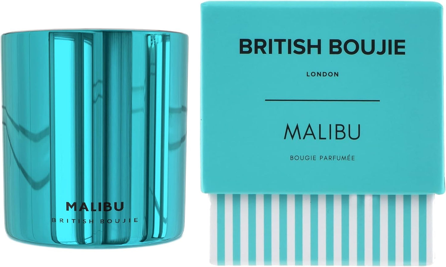 Malibu Large Luxury Scented Candle in Box - Luxurious Fresh Floral Fruity Fragrance with Long Burn time - 230gm Natural Wax - Scented Candle Gifts for Women & Men