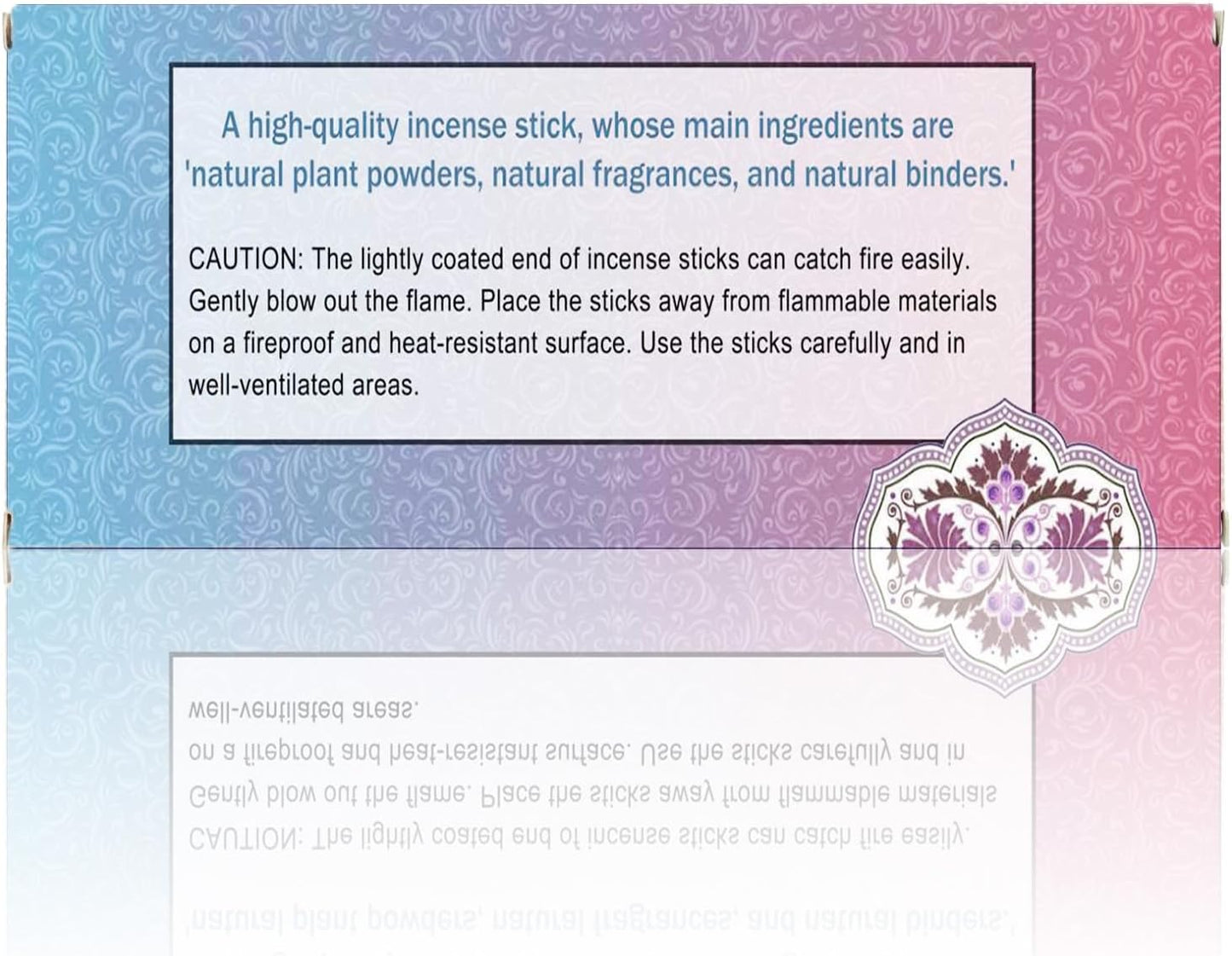 CEREMONY 8 Scents Incense Sticks, 8 in 1 Mix Incense,120 Stick Incense for Mediation,100% Natural-Handmade for Yoga, Organic-Chemicals-Charcoal-Free Purification-Relaxation