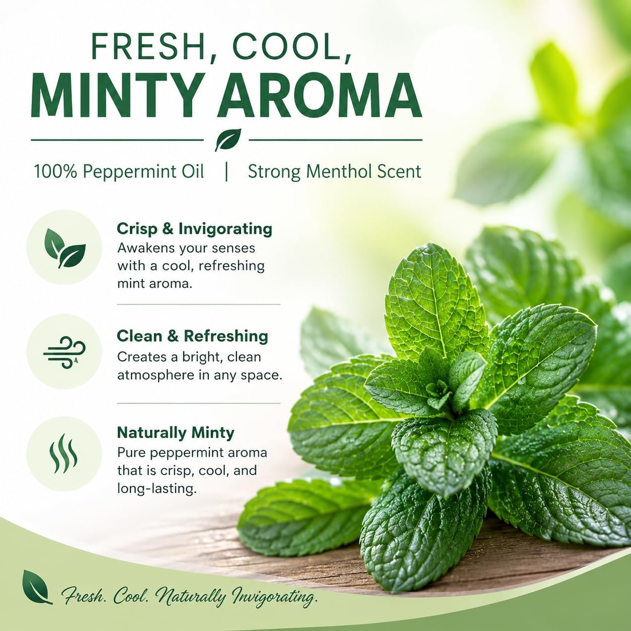 2 Bottles - Peppermint Essential Oil - 4 fl oz - 100% Pure Essential Oil - Amber Glass Bottle w/Glass Dropper - GreenHealth