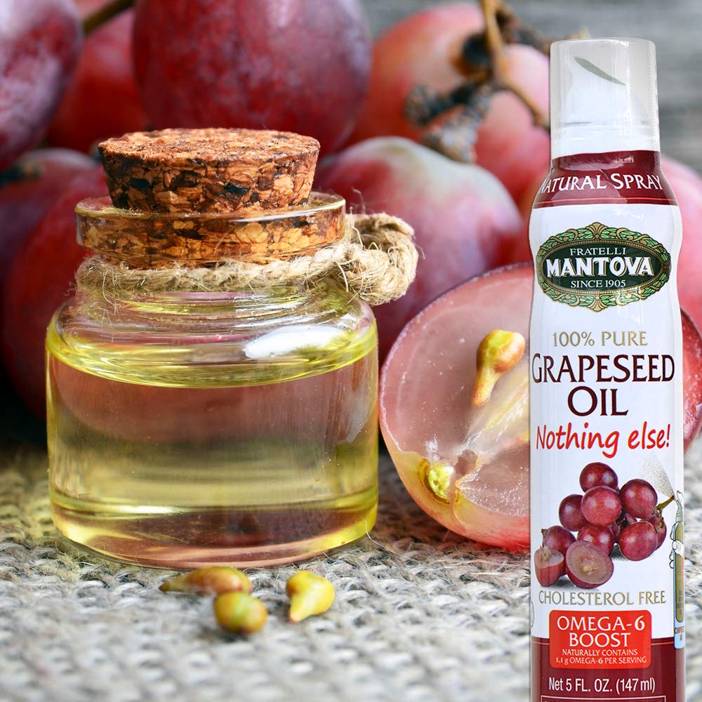 Mantova Grapeseed Oil Spray, 5 Fl Oz