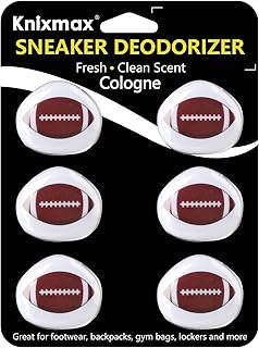 Knixmax Versatile Deodorizer Balls for Shoes Gym Bags Home Freshener for Closets Lockers Odor Eater Eliminate Unpleasant Scent Cologne Football