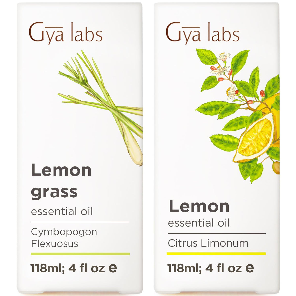 Lemongrass & Lemon Oil Set