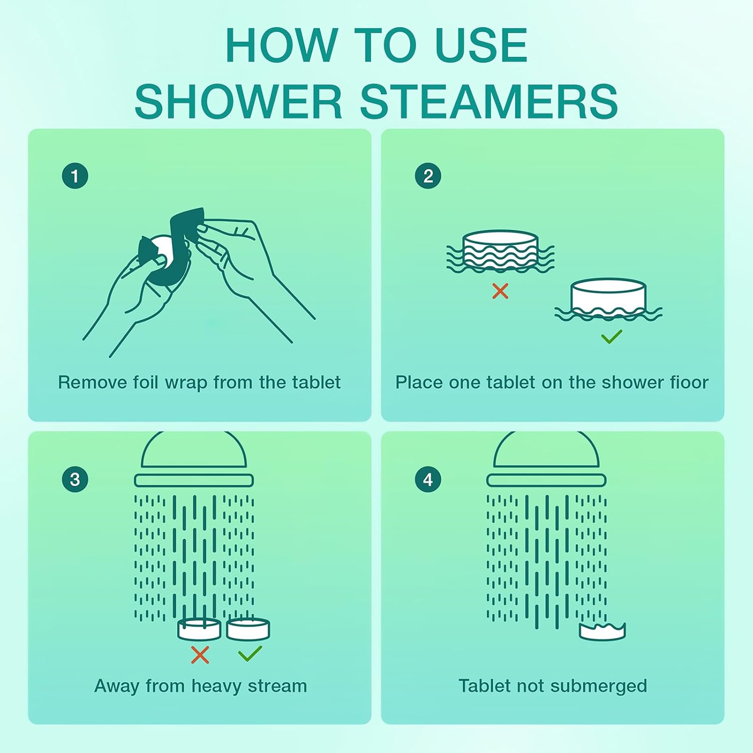 Shower Steamers Aromatherapy 18 Pack - Eucalyptus for Shower, Birthday Gifts for Women Men, Fathers Day Gift for Dad Husband from Wife Daughter, Nasal Relief Self Care Spa Gifts, Eucalyptus & Mint
