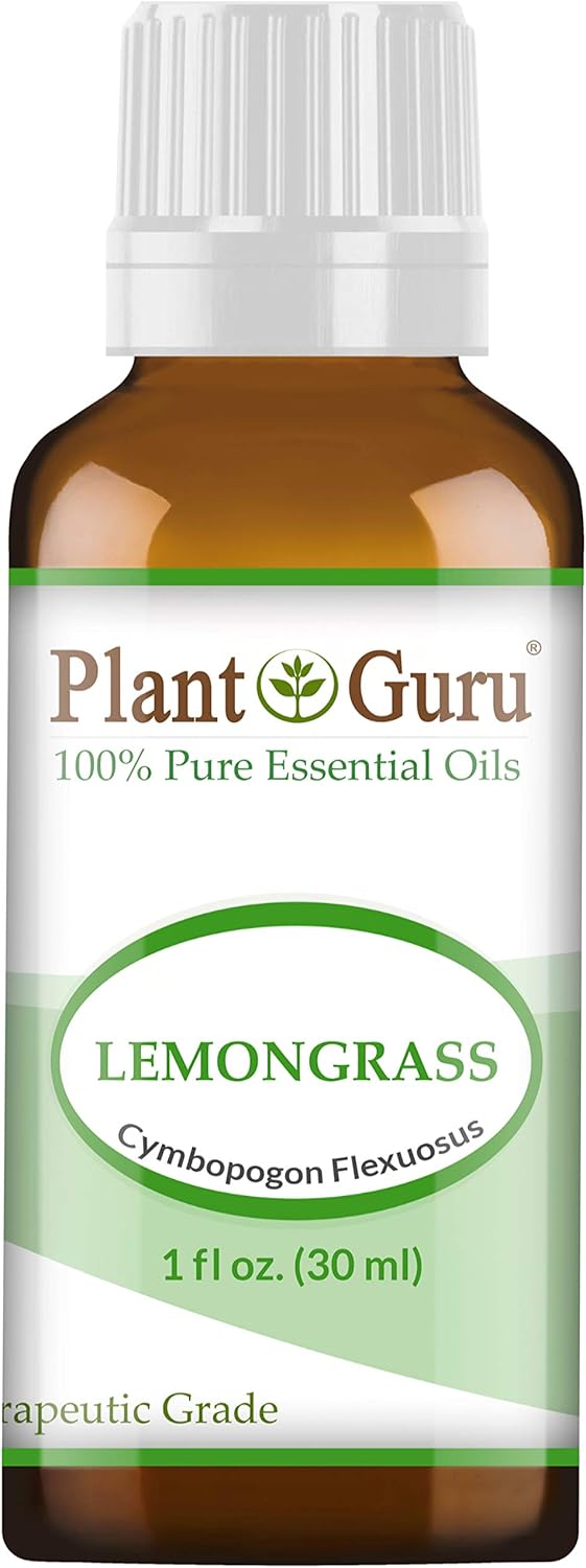 Lemongrass Essential Oil 1 oz / 30 ml 100% Pure Undiluted Therapeutic Grade For Aromatherapy Diffuser, Natural Healthy Skin, Body and Hair Growth