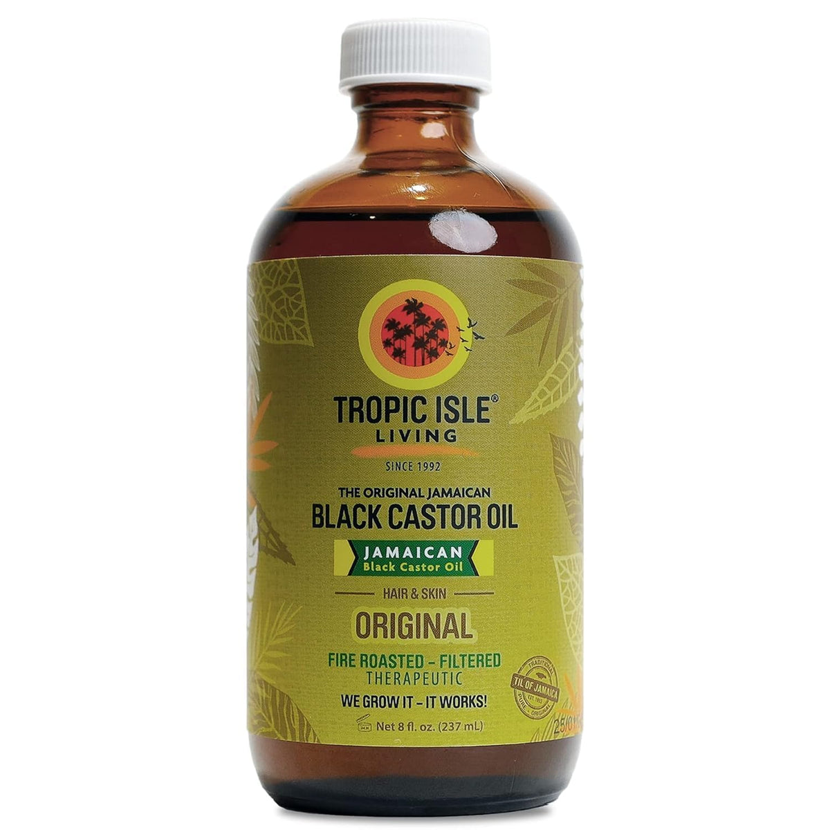 Tropic Isle Living Jamaican Black Castor Oil 8oz