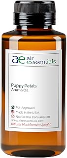 Air Esscentials Puppy Petals Aroma Oil - Pet-Preferred Pure Essential Oil for Scent Machines & Cold-Air Diffusers | Crisp Apple & Zesty Lime | Floral Light & Airy Musk | Safe for Pets | 300mL