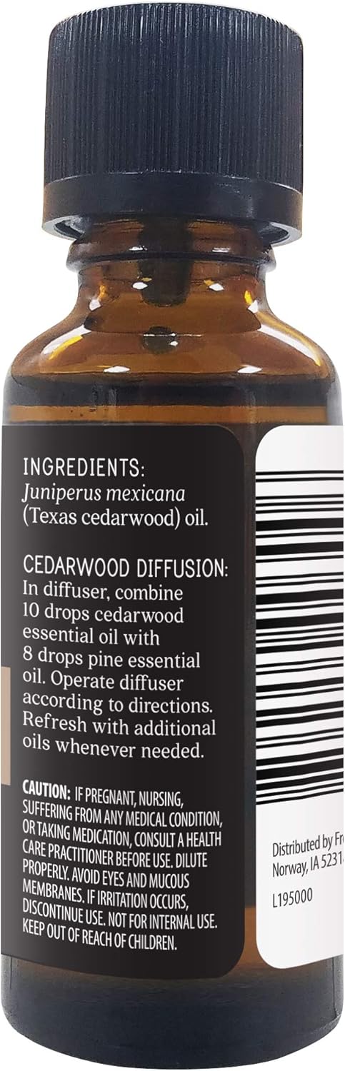 Savoma Cedarwood Essential Oil, 1 Fluid Ounce