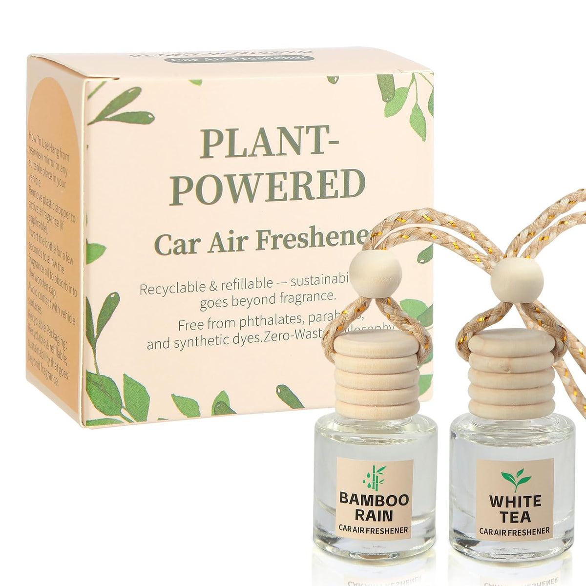 Essential Oil Car Air Freshener 2-Pack
