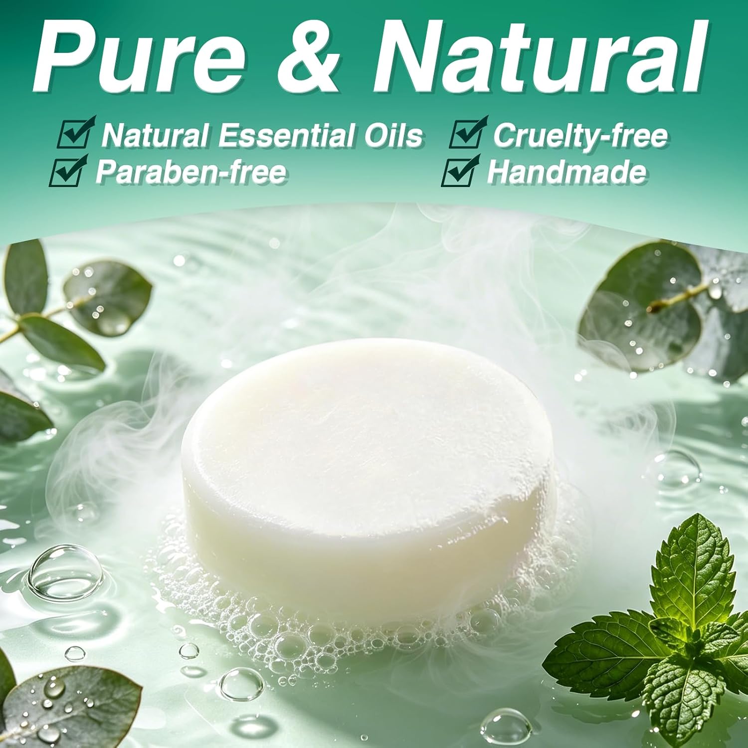 Pjordo Shower Steamers for Men, Fathers Day Gift for Dad, 8 Pcs Shower Bombs with Natural Essential Oil & 1 Pcs Body Powder for After Shower, Self Care Aromatherapy Relaxation Home Spa