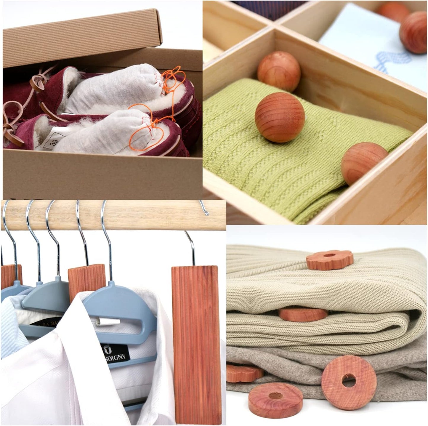 Homode Cedar Blocks and Cedar Closet Liner Planks, Tongue and Groove, 100% Aromatic Red Ceder Wood for Closets and Drawers
