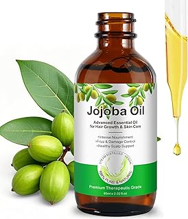 Non-Greasy Jojoba Oil – Lightweight Summer Face Oil, Perfect for Facial Tools, Helps Skin Look Smooth & Balanced – Fast Absorbing |Base Carrier Oil-2.0 Fl Oz