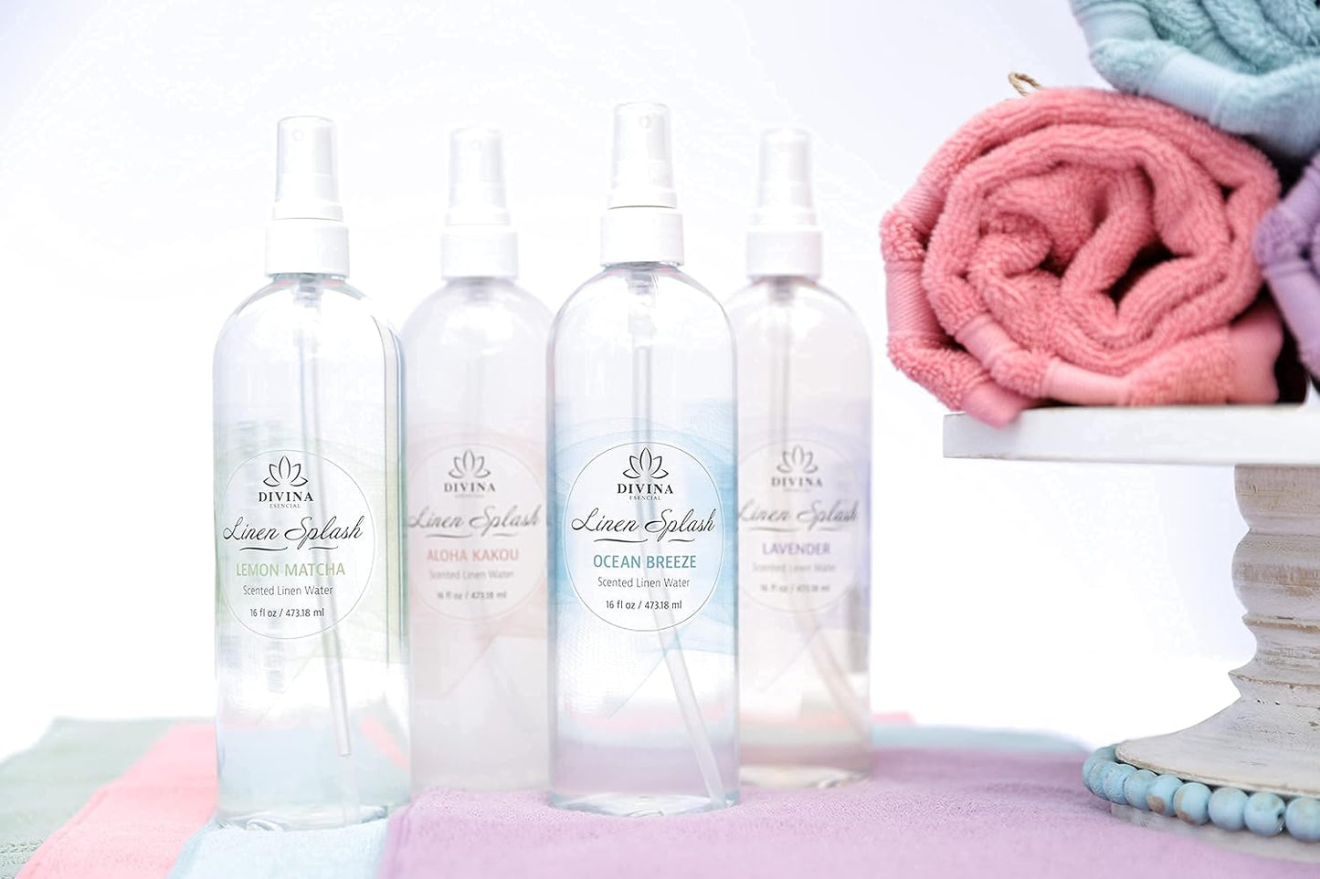 Lavender Linen and Room Spray Air Freshener 16oz. Aromatherapy Spray for Relaxation and Sleep. Pillow spray, Linen Mist, Fabric Spray, Laundry Basket or just Spray Around The House
