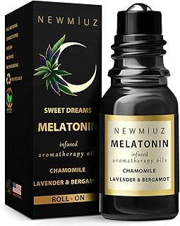 Melatonin Deep Sleep Essential Oil Roll On Calming Aromatherapy Stick Lavender Bergamot Frankincense Chamomile Relaxation Anti Stress Gifts Women Men
