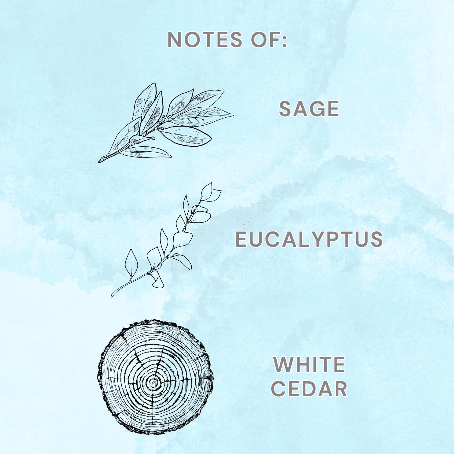 AW- Scented Room & Linen Spray 3.4 Fl oz (100mL) (Mindful (Sage + Eucalyptus + White Cedar))